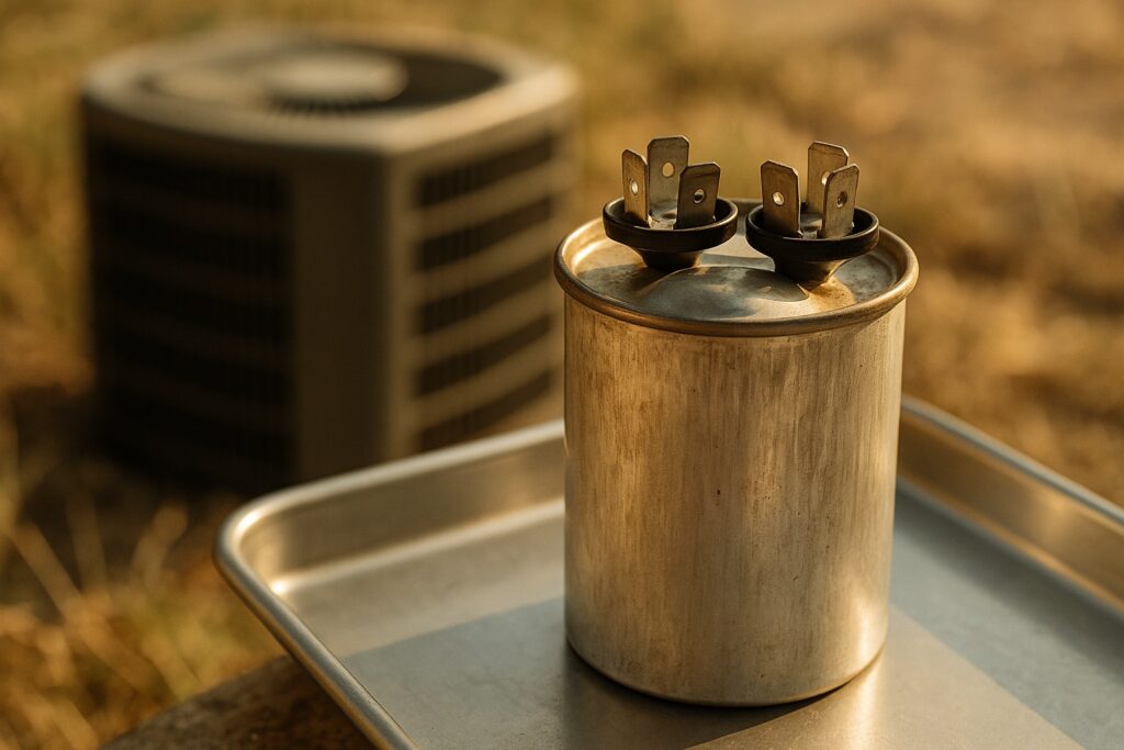 2026 05 07 featured buda ac capacitor failure after 100 degree week